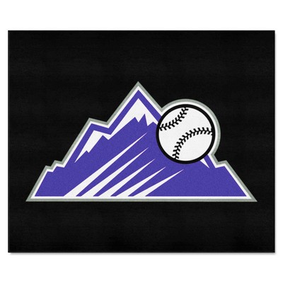 Fan Mats  LLC Colorado Rockies Tailgater Mat Black