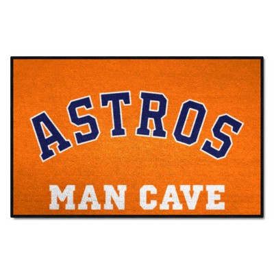 Fan Mats  LLC Houston Astros Starter Mat Man Cave Orange