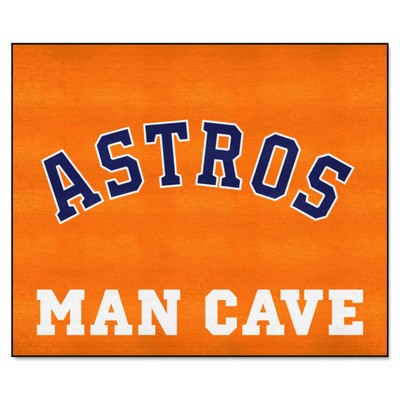 Fan Mats  LLC Houston Astros Tailgater Mat Man Cave Orange