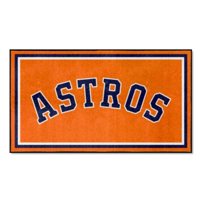 Fan Mats  LLC Houston Astros 3x5 Rug Orange