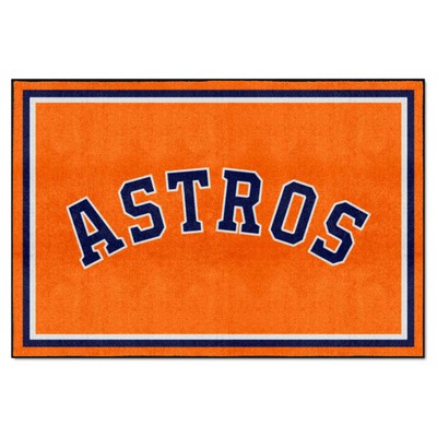 Fan Mats  LLC Houston Astros 5x8 Rug Orange