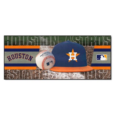 Fan Mats  LLC Houston Astros Baseball Runner Photo