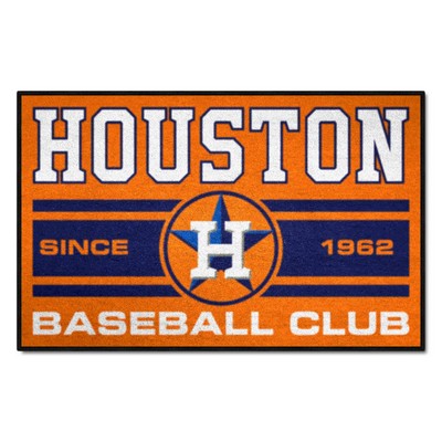 Fan Mats  LLC Houston Astros Starter Mat Uniform Orange