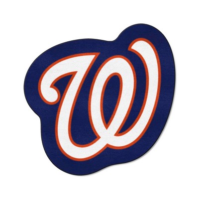 Fan Mats  LLC Washington Nationals Mascot Mat Navy