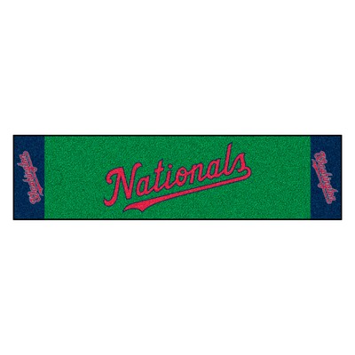 Fan Mats  LLC Washington Nationals Putting Green Mat Green