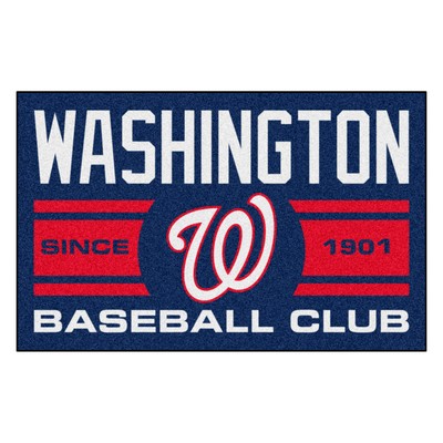 Fan Mats  LLC Washington Nationals Starter Mat Uniform Navy