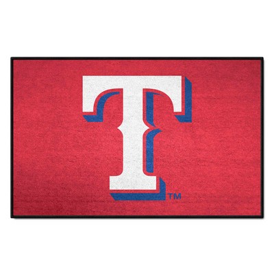 Fan Mats  LLC Texas Rangers Starter Mat Red