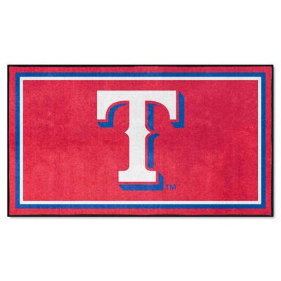 Fan Mats  LLC Texas Rangers 3x5 Rug Red