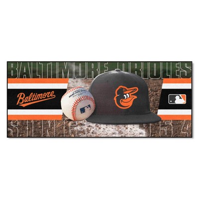 Fan Mats  LLC Baltimore Orioles Baseball Runner Photo