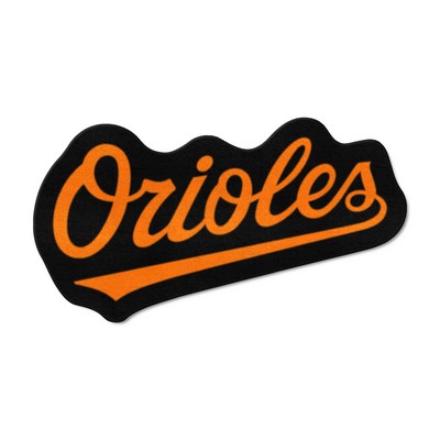 Fan Mats  LLC Baltimore Orioles Mascot Mat Orange