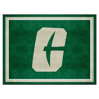 Fan Mats  LLC Charlotte 49ers 8x10 Rug Green