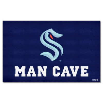 Fan Mats  LLC Seattle Kraken Ulti-Mat Man Cave Navy