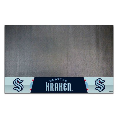 Fan Mats  LLC Seattle Kraken Grill Mat Black