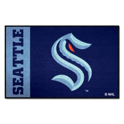 Fan Mats  LLC Seattle Kraken Starter Mat Uniform Navy