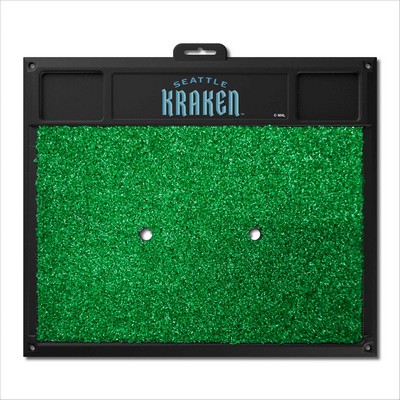 Fan Mats  LLC Seattle Kraken Golf Hitting Mat Green