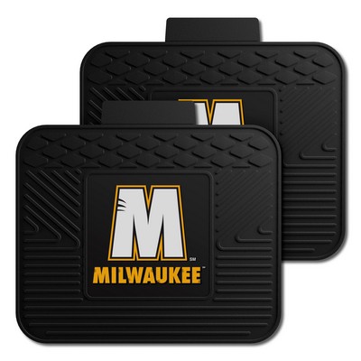 Fan Mats  LLC Wisconsin-Milwaukee Panthers 2 Utility Mats Black