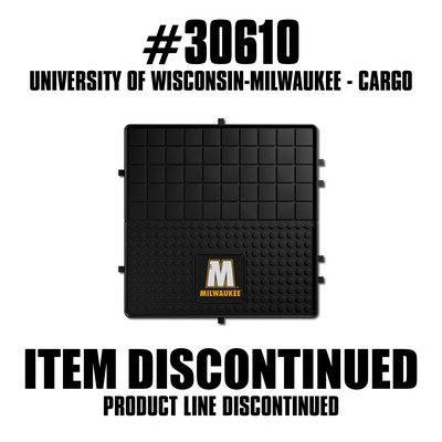 Fan Mats  LLC Wisconsin-Milwaukee Panthers Heavy Duty Vinyl Cargo Mat Black