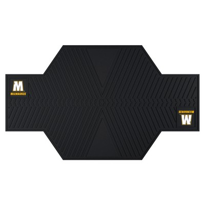 Fan Mats  LLC Wisconsin-Milwaukee Panthers Motorcycle Mat Black