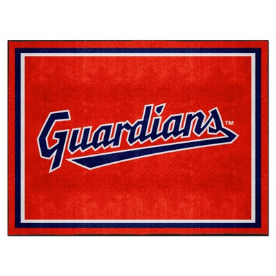 Fan Mats  LLC Cleveland Guardians 8x10 Rug Red