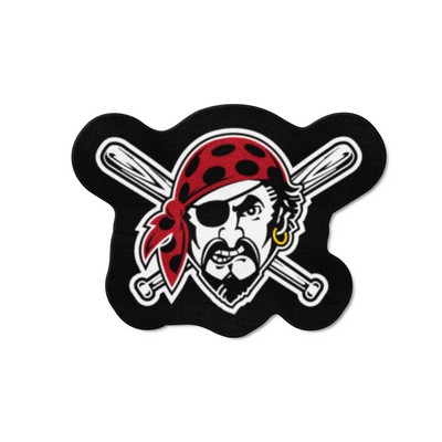 Fan Mats  LLC Pittsburgh Pirates Mascot Mat Black