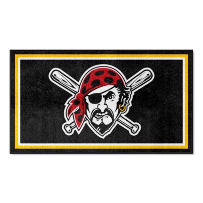 Fan Mats  LLC Pittsburgh Pirates 3x5 Rug Black