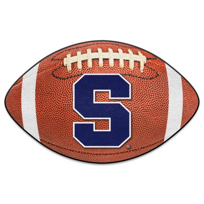 Fan Mats  LLC Syracuse Orange Football Mat Brown