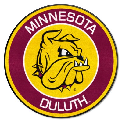 Fan Mats  LLC Minnesota-Duluth Bulldogs Roundel Mat Red