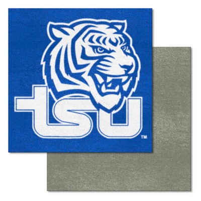 Fan Mats  LLC Tennessee State Tigers Team Carpet Tiles Blue