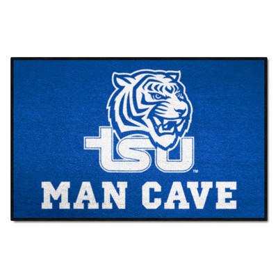 Fan Mats  LLC Tennessee State Tigers Starter Mat Man Cave Blue