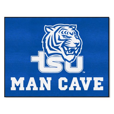 Fan Mats  LLC Tennessee State Tigers All-Star Mat Man Cave Blue