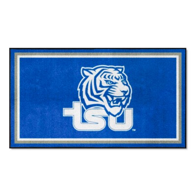 Fan Mats  LLC Tennessee State Tigers 3x5 Rug Blue