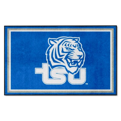 Fan Mats  LLC Tennessee State Tigers 4x6 Rug Blue