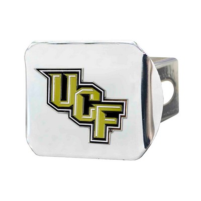 Fan Mats  LLC Central Florida Knights Color Hitch Cover Chrome Chrome