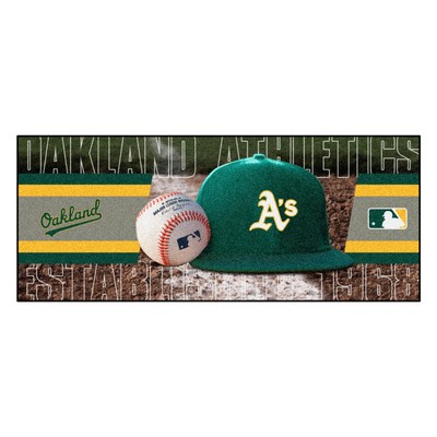 Fan Mats  LLC Oakland Athletics Baseball Runner Green