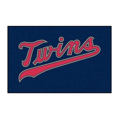 Fan Mats  LLC Minnesota Twins Starter Mat Navy