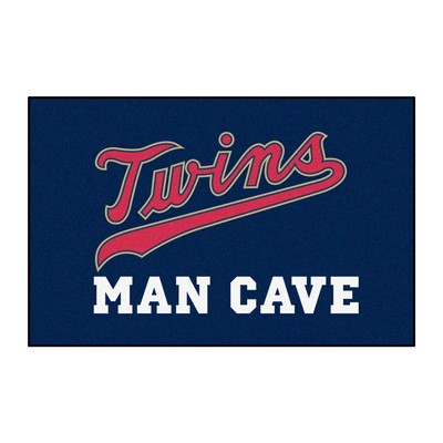 Fan Mats  LLC Minnesota Twins Starter Mat Man Cave Blue