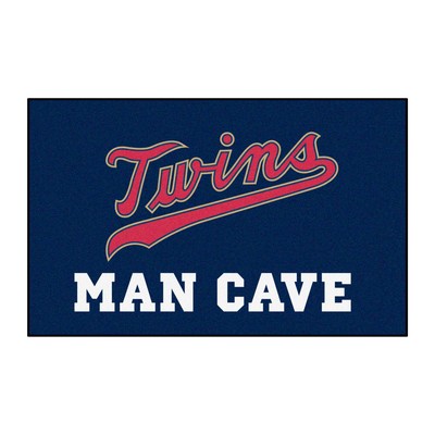 Fan Mats  LLC Minnesota Twins Ulti-Mat Man Cave Navy