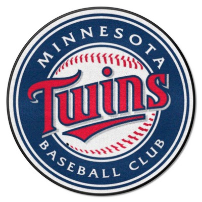 Fan Mats  LLC Minnesota Twins Roundel Mat Navy