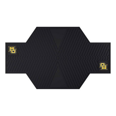 Fan Mats  LLC Marquette Golden Eagles Motorcycle Mat Black