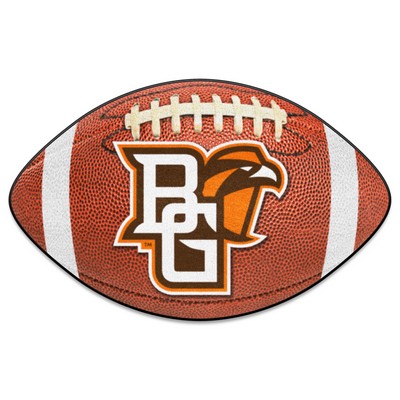 Fan Mats  LLC Bowling Green Falcons Football Mat Brown