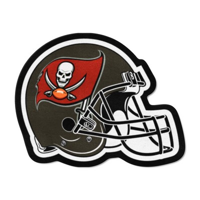 Fan Mats  LLC Tampa Bay Buccaneers Mascot Helmet Rug Gray