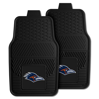 Fan Mats  LLC UTSA Roadrunners 2-pc Vinyl Car Mat Set Black