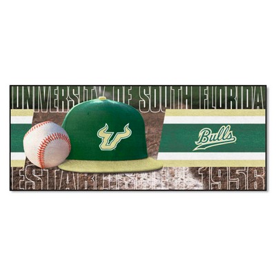 Fan Mats  LLC South Florida Bulls Baseball Runner Green