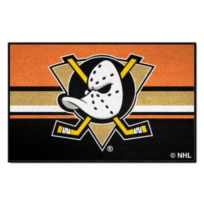 Fan Mats  LLC Anaheim Ducks Starter Mat Uniform Black