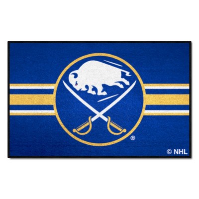 Fan Mats  LLC Buffalo Sabres Starter Mat Uniform Blue