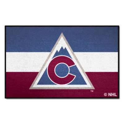 Fan Mats  LLC Colorado Avalanche Starter Mat Uniform Burgandy