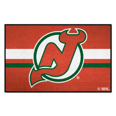 Fan Mats  LLC New Jersey Devils Starter Mat Uniform Black