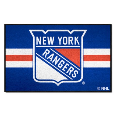 Fan Mats  LLC New York Rangers Starter Mat Uniform Blue