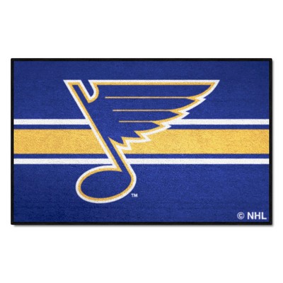 Fan Mats  LLC St. Louis Blues Starter Mat Uniform Blue