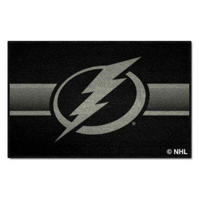 Fan Mats  LLC Tampa Bay Lightning Starter Mat Uniform Black